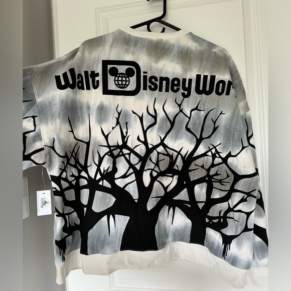 SOLD - Disney Parks Halloween Vampire Mickey Spooky Pullover Sweater (Size:L) - Picture 9 of 15